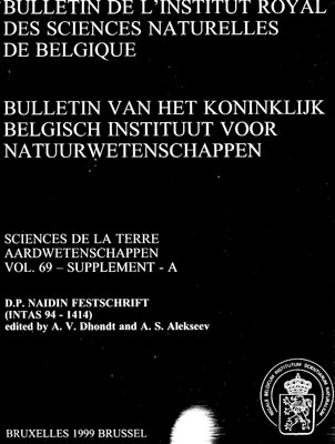 Bulletin de l'Institut Royal des Sciences Naturelles de Belgique.